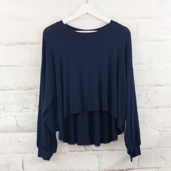Navy Loose Top - Picture 3 of 4